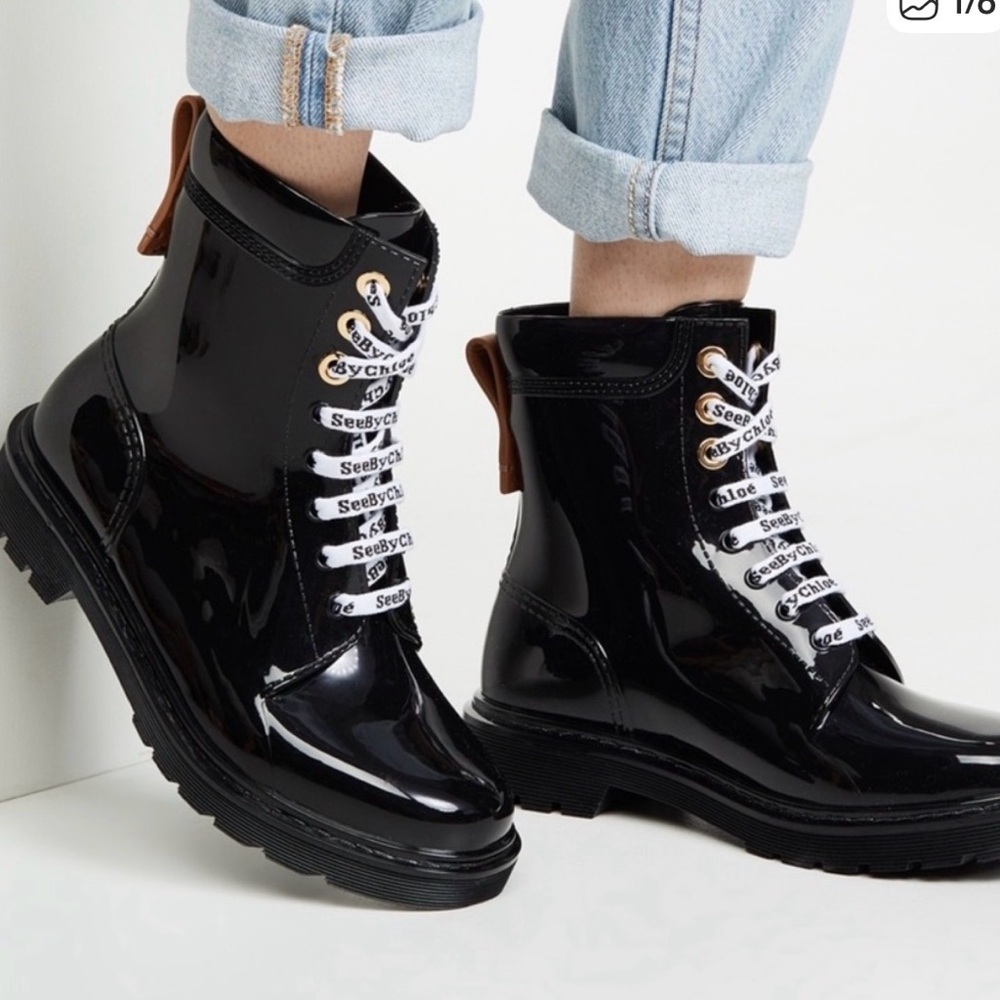 See By Chloe Rainboots